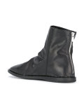 zip-back ankle boots