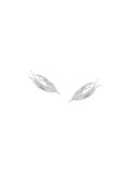 'White Feather' diamond earrings