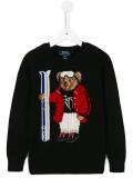 skiing teddy intarsia jumper