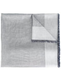 contrast border scarf
