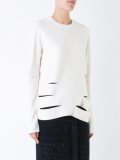 slashed lightweight jumper