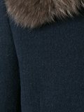 fur trim overcoat
