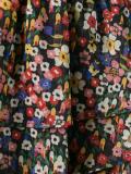 floral print layered skirt 