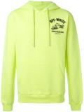 logo print hoodie