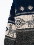 lama intarsia knit vintage jumper