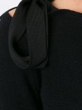 lace-up shoulders pullover