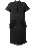keyhole detail organza dress