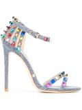 open toe stiletto sandals