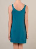 sleeveless flared dress