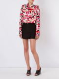 printed crop jacket