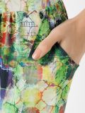 abstract print trousers