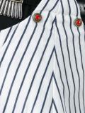 striped belted skirt