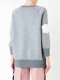 clouds patch sweatshirt