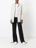 long length, single breasted blazer