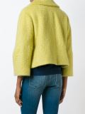 single breasted cropped jacket