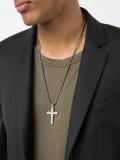 studded cross necklace