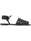 star studded sandals