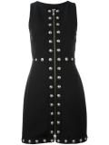 embellished zip mini-dress 