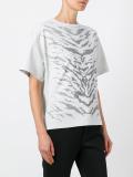 zebra print T-shirt