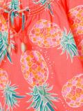 pineapple print kaftan dress