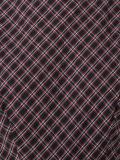 fitted checked dress 