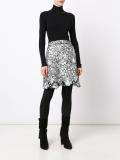 floral A-line skirt