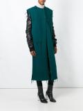 felted sleeveless cardigan