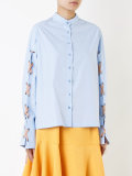 lace-up detail shirt 