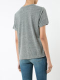 logo print destroyed T-shirt