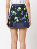 cherries print A-line skirt