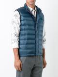 zip up quilted vest