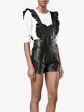 short ruffled overall