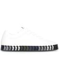 striped sole sneakers