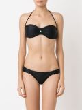 embellished bandeau bikini set