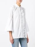 ruffled detail shirt