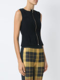 zipped blouse