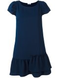 asymmetric hem mini skirt