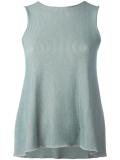 striped flared tank