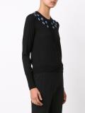 floral embellishment cardigan