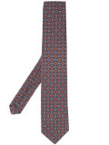 geometric print tie