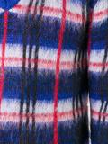 plaid v neck jumper