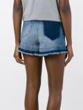 frayed denim shorts 