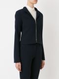 crop zipped jacket
