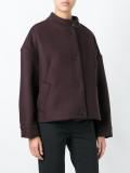 cropped oversized coat