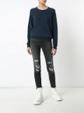 destroyed effect sweatshirt