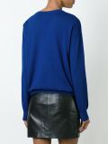 flower intarsia jumper