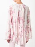 floral print shift blouse