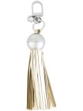 pebbled tassel keyfob