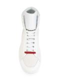 'House Check' hi-top sneakers