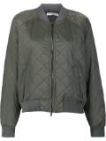 quilted bomber jacket